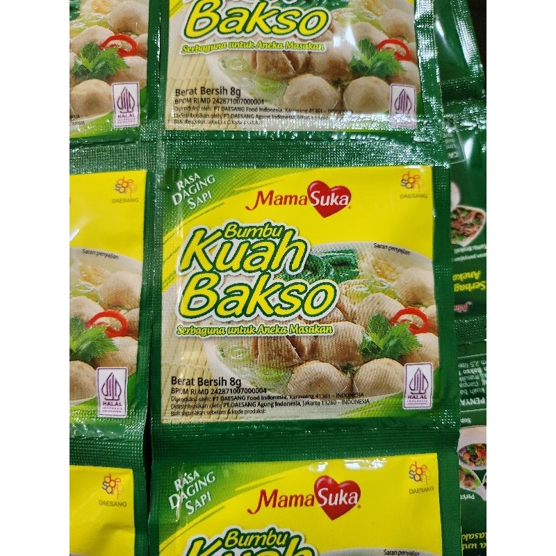 

Bumbu Kuah Bakso Rasa Daging Sapi 8 gram