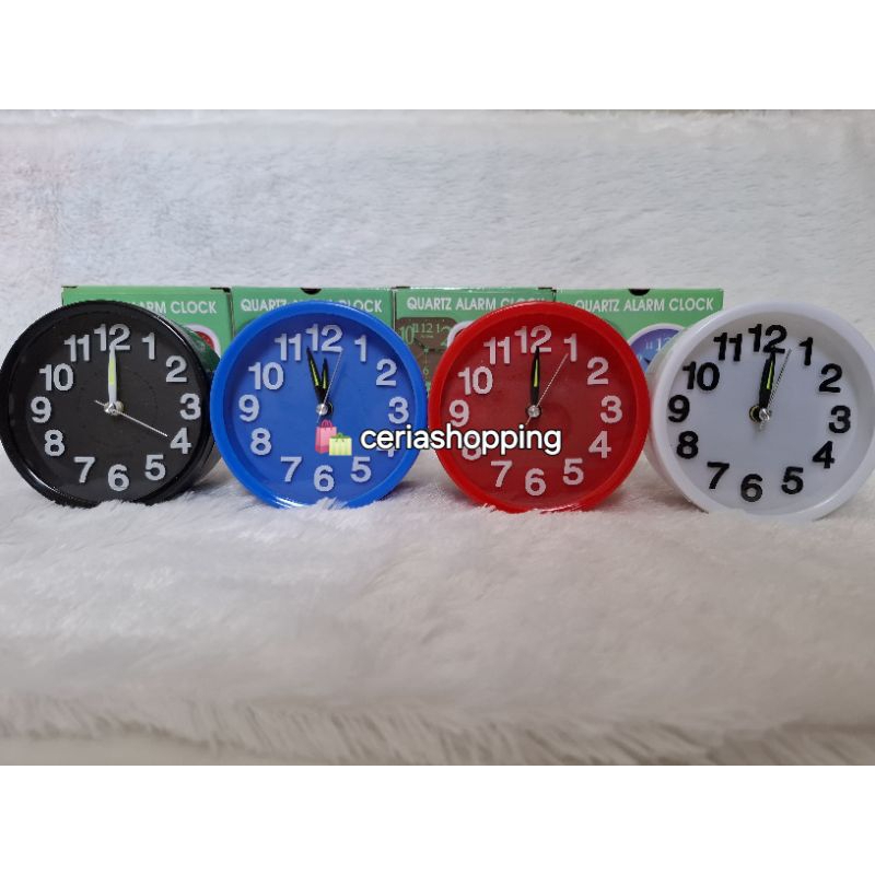 JAM MEJA BULAT JX809 DIAMETER 10 CM