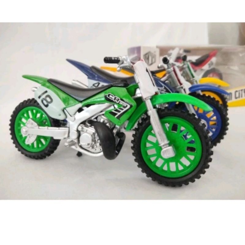 Diecast Motor Cross Motor Trail Miniatur Koleksi