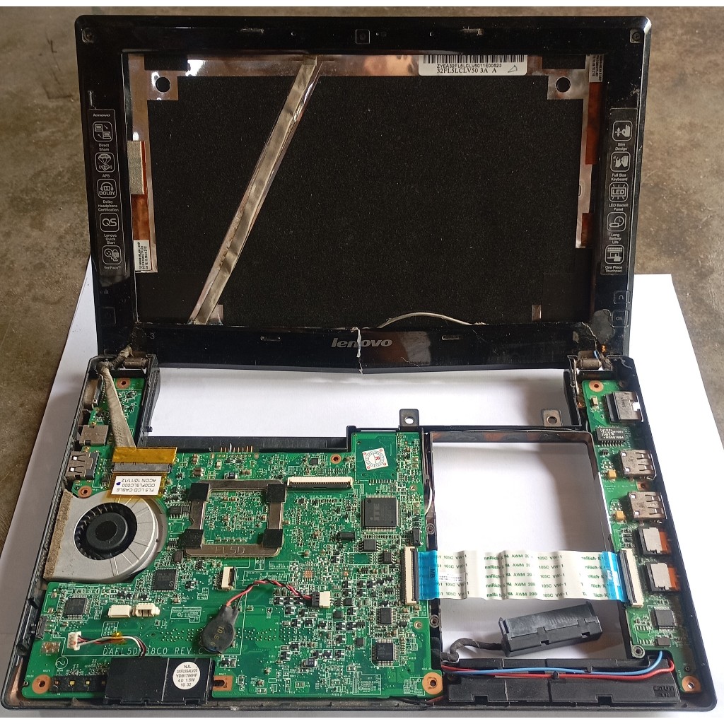 Mainboard Motherboard matot Laptop Lenovo IdeaPad S10-3 bonus casing