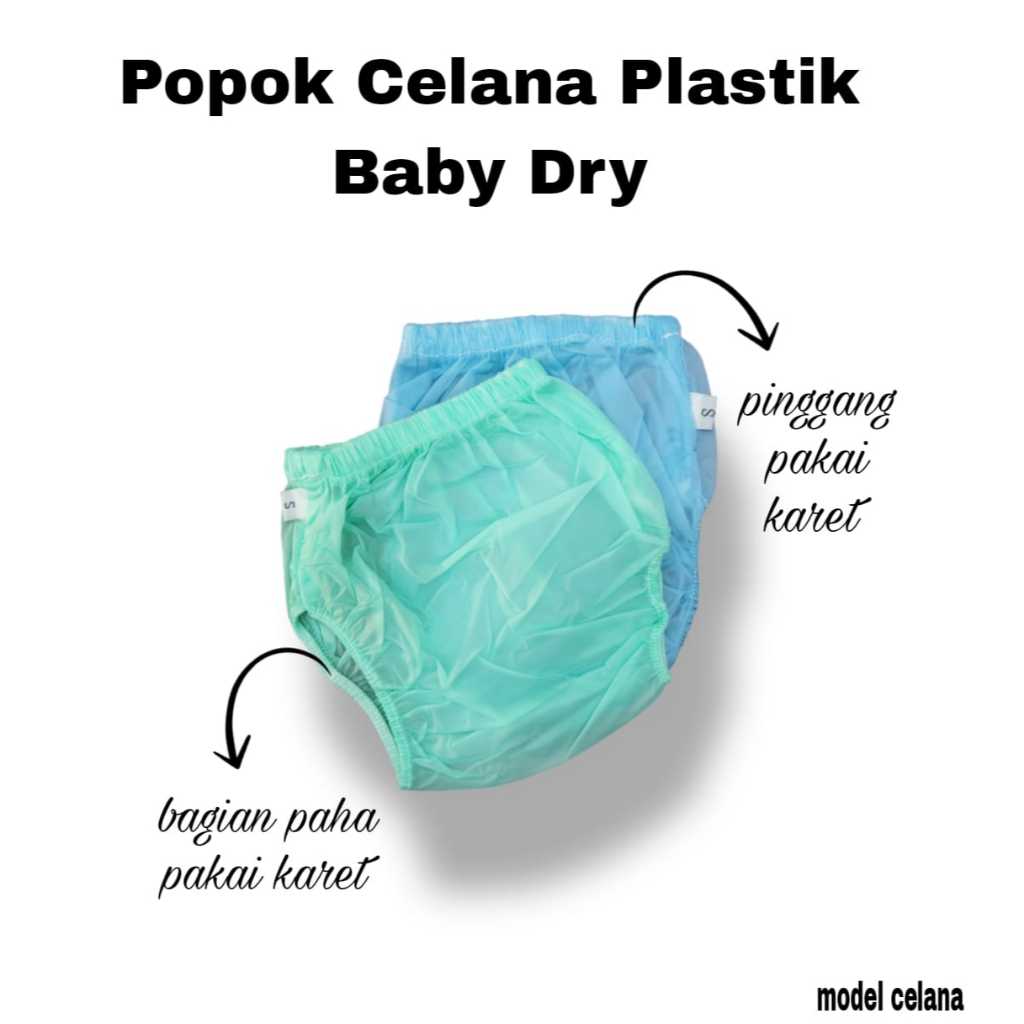 POPOK PLASTIK CELANA PRAKTIS / CELANA BAYI PLASTIK CUCI ULANG / CELANA - DIAPERS