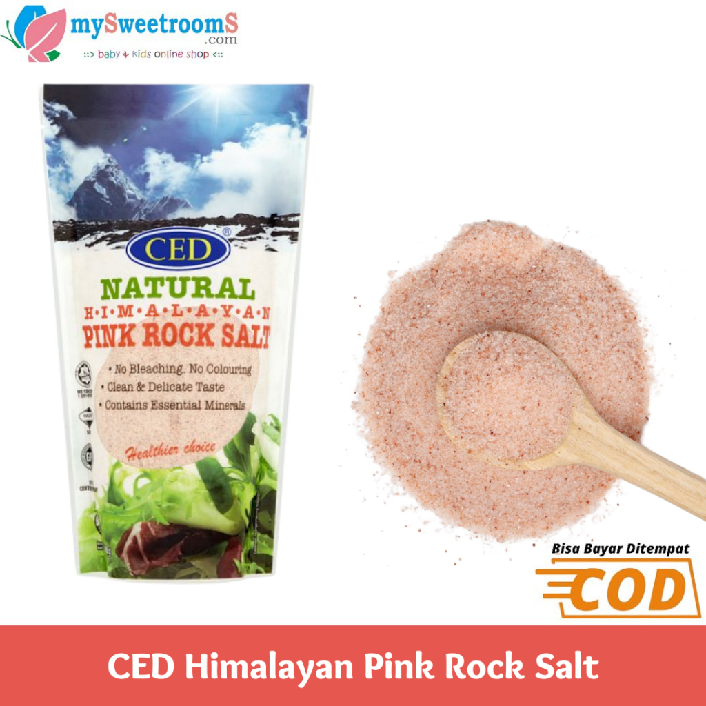 

Ced Himalayan Pink Salt 500gr Garam Himalayan HALAL