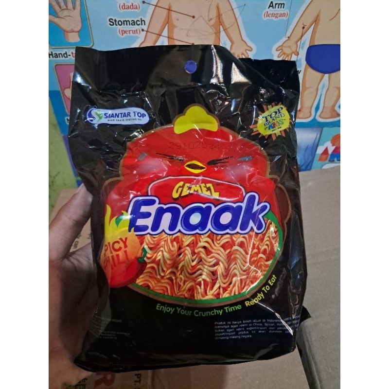 

mie gemez enaak rasa cabai pedas