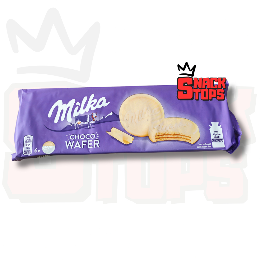 

MILKA BISCUIT CHOCO WAFER WHITE 180G isi 6 Pcs