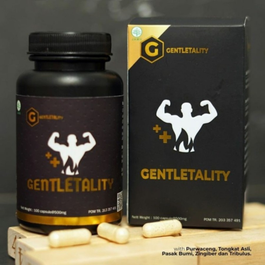 GENTLETALITY 100% ORIGINAL - Suplemen Herbal Stamina Pria Dewasa Terbaik Obat Kuat