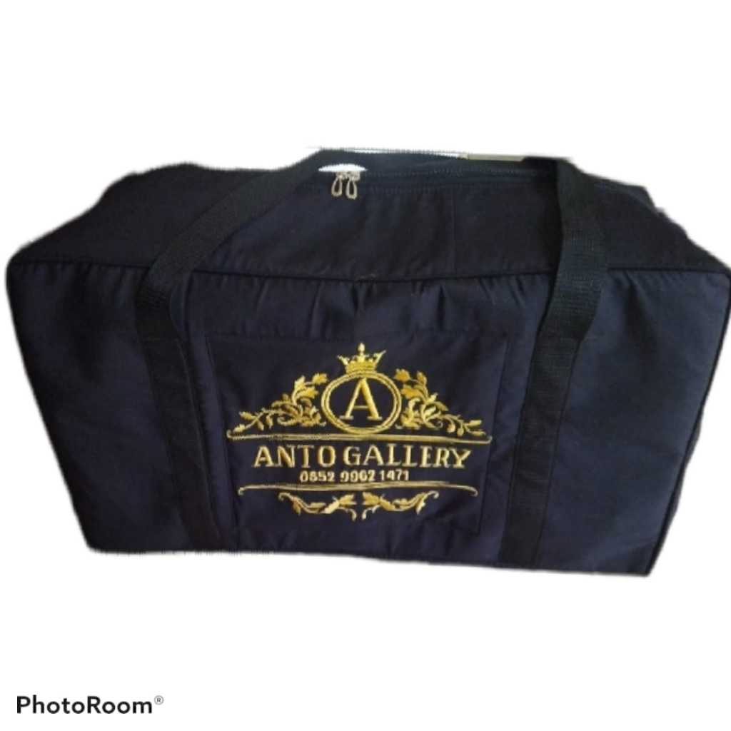 TAS GAUN PENGANTIN / BAJU PENGANTIN BERLOGO TAS BAJU PACKING TAS PERIAS TAS PARA MUA