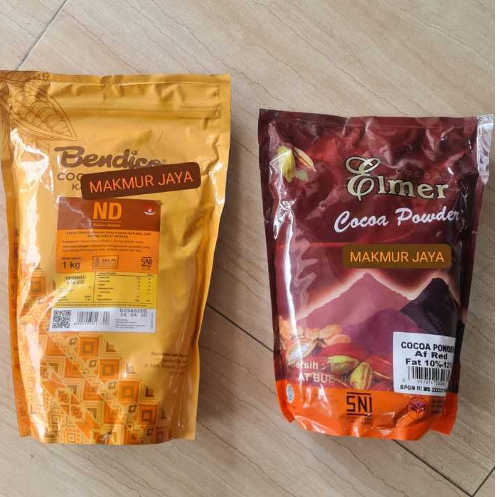 

Bendico XD cocoa powder 1 kg / Cacao powder coklat bubuk xtra dark atau Elmer African black Africa Black cocoa powder coklat bubuk hitam