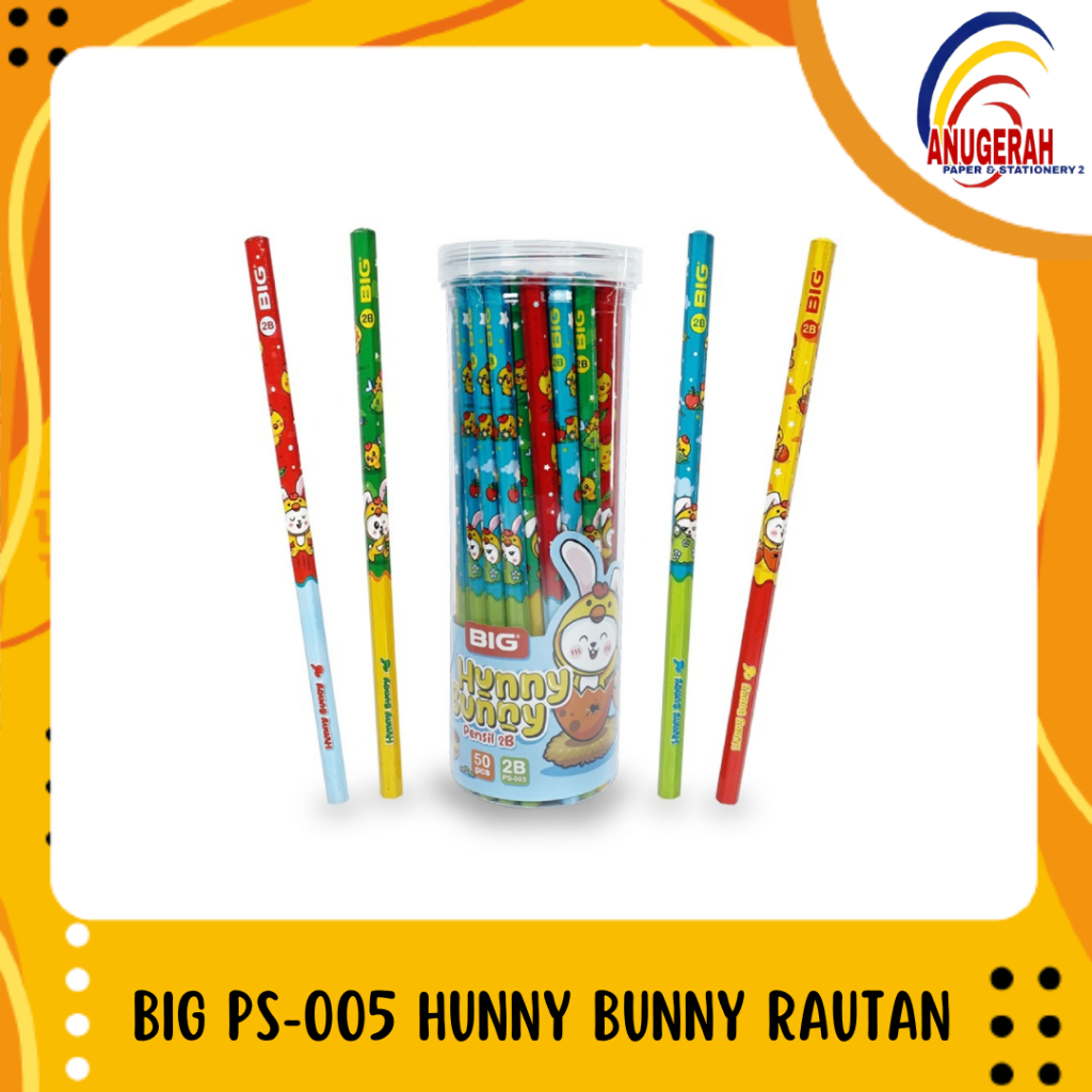 

PENSIL BIG PS-005 HUNNY BUNNY RAUTAN (PAK)