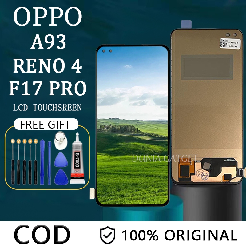 【Original 100%】 LCD TOUCHSCREEN FULLSET OPPO RENO 4 / A93 / F17 PRO LCD Original Quality/ORIGINAL100