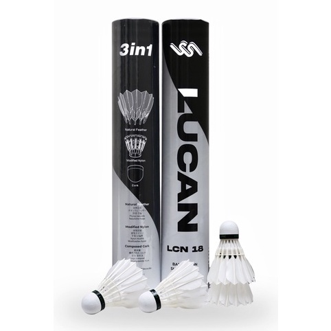 KODE G23O Shuttlecock badminton Lucan  Shuttlecock Lucan 3 in 1 Shuttlecock 3in1 Kok badminton