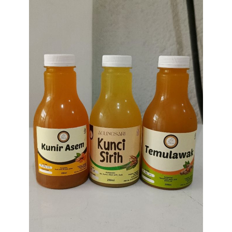 

Agungsari Jamu Herbal Drink Tradisional Minuman Segar Kunir Asem Kunyit Kunci Sirih Temulawak Sinom Oleh-Oleh Malang