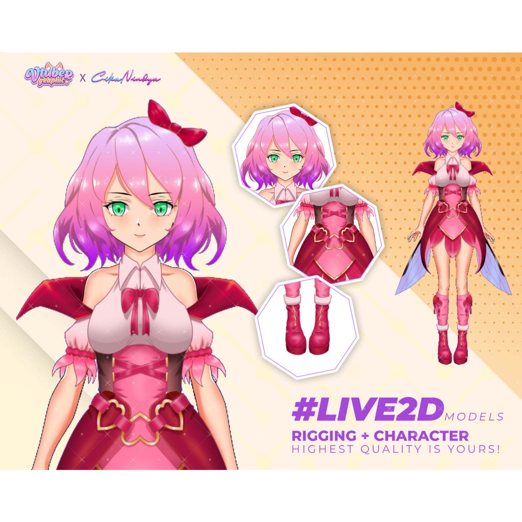 VTuber Live2D Model: Teknologi Canggih untuk Penggemar Streaming, Model Virtual VTuber, Karakter Liv