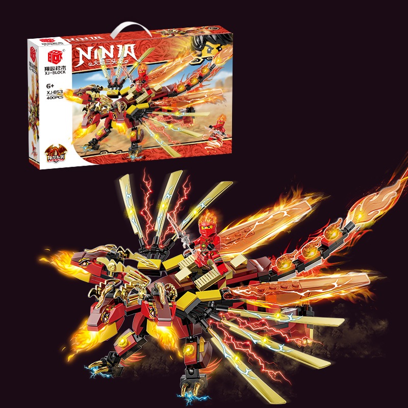 XJ Block Brick seri ninja Mainan Anak Kreatif Seri 853