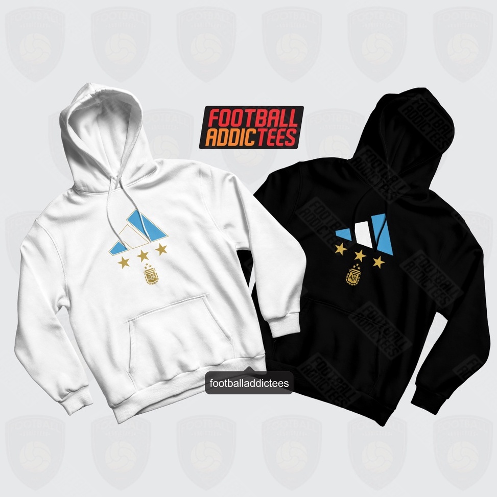 KODE L13P JACKET HOODIE BOLA ARGENTINA 3 STARS CHAMPIONS WORLD CUP 222