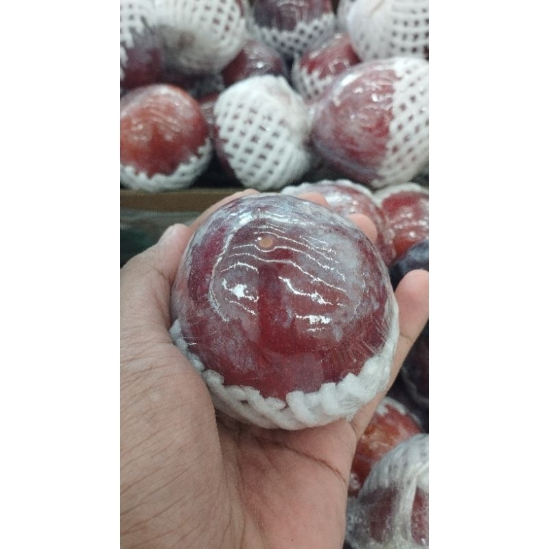 

BUAH PLUM RED RUBY STAR | PLUM JUMBO MANIS IMPORT 1 KG