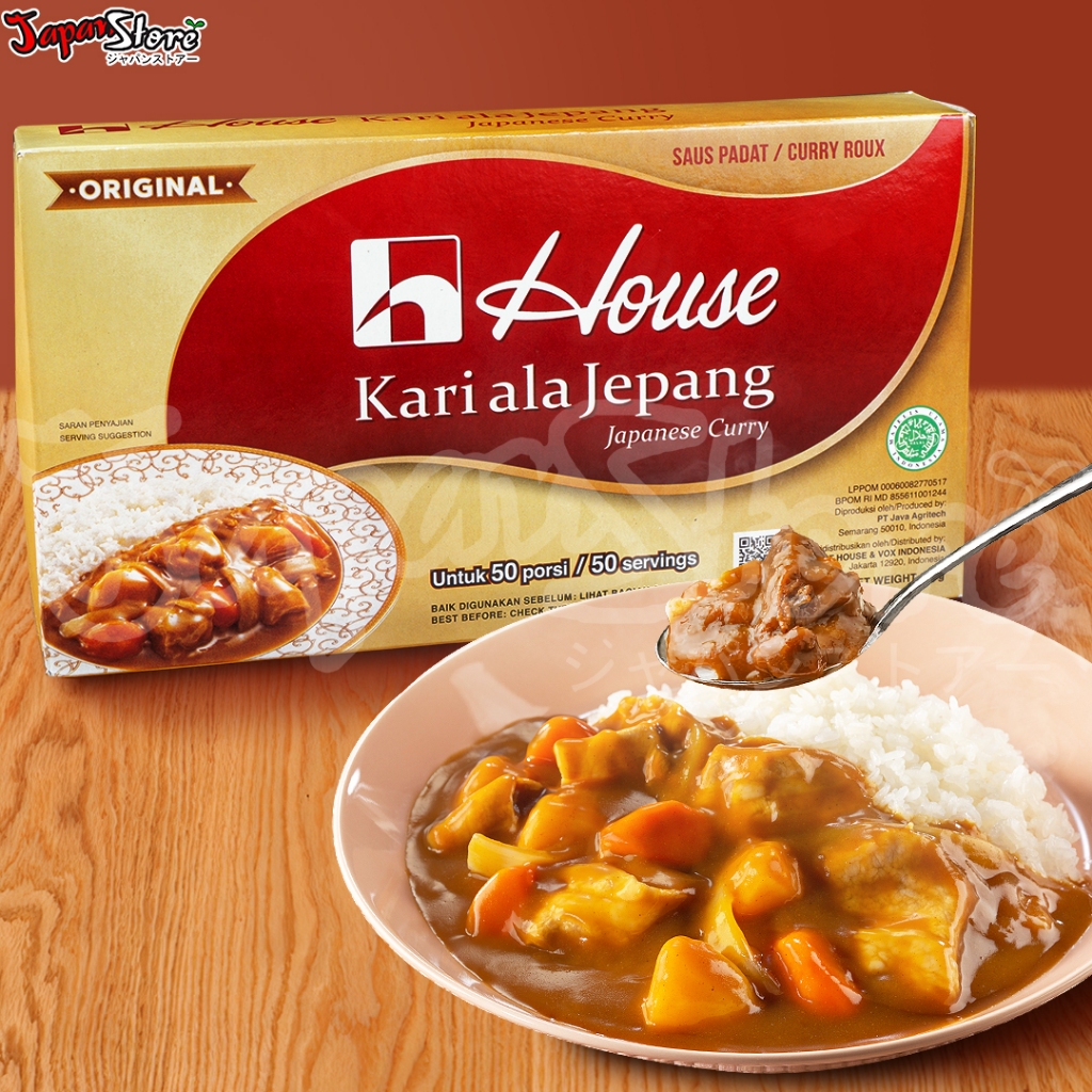 

House Kari ala Jepang 1 kg [Japan Curry Roux Block]