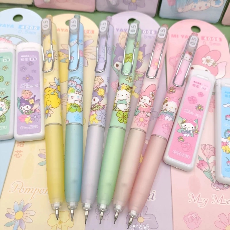 

KUMA STORE PAKET ALAT TULIS PENSIL MEKANIK 0.5 SANRIO PENSIL CETEK SANRIO FREE ISI PENSIL PENSIL CUTE SANRIO