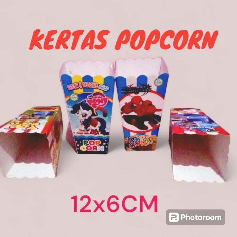

kertas popcorn 12X6CM kertas karton 100 lembar