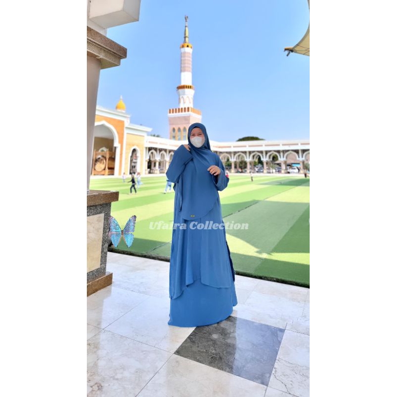 Ufaira Olshop ~ Medina Set Abaya Set Setelan Malay