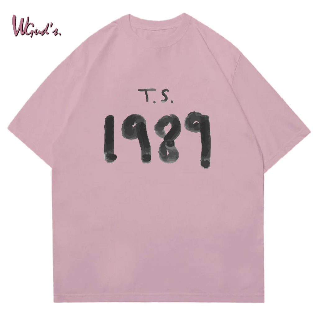 WGUD'S Cotton Combed 30S T-shirt T.S. 1989 [sablon DTF] Unisex Pria & Wanita *PREMIUM QUALITY*-PEACH