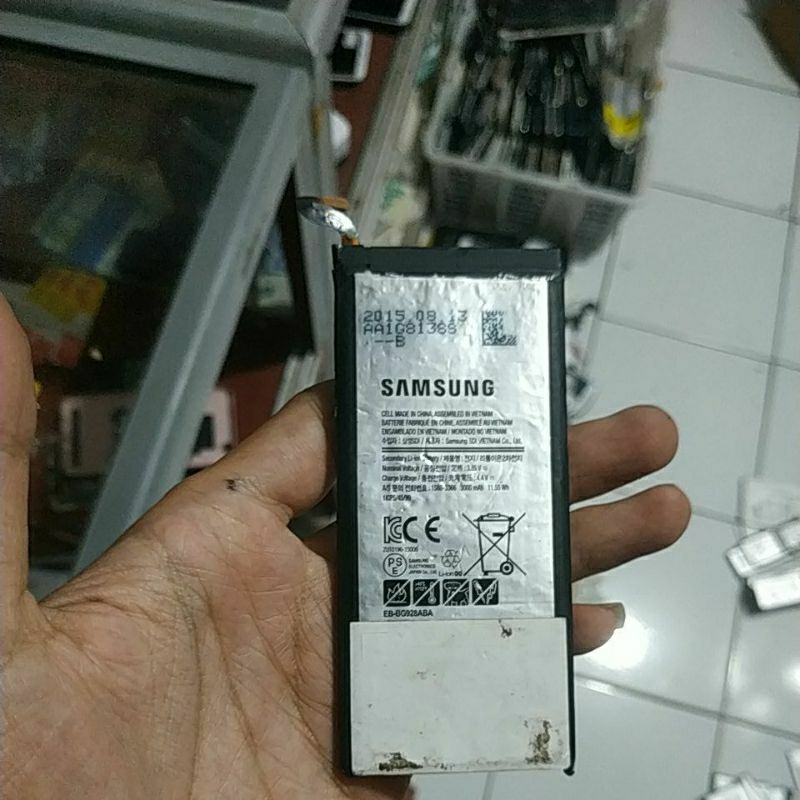 BATERAI BEKAS SAMSUNG S6 EDGE PLUS BG928ABA