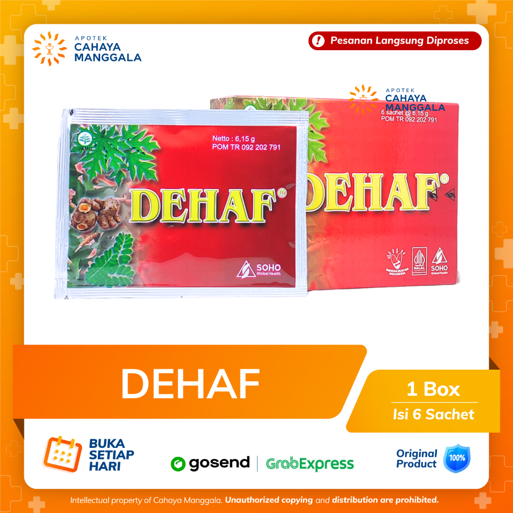 DEHAF BOX 6 SACHET