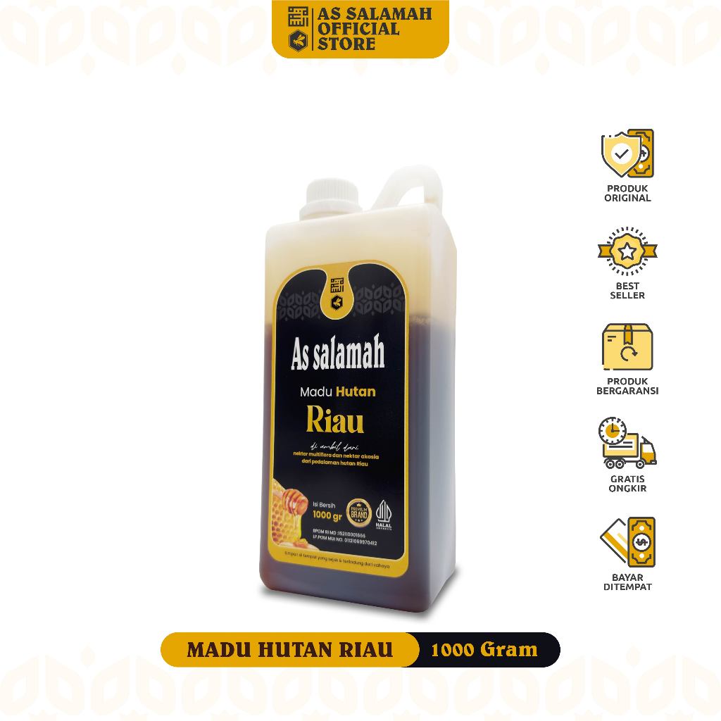 

As Salamah - Madu Hutan Riau 1000 Gram Original