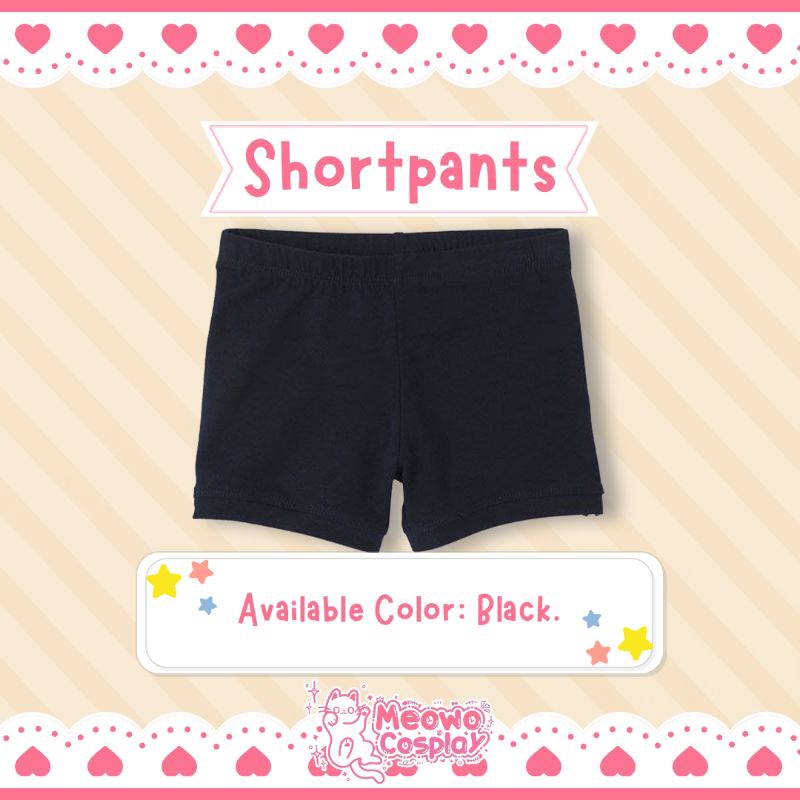 [meowo] Shortpants Hitam