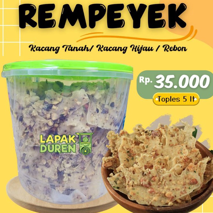 

TERLARIS Peyek Kacang Rebon