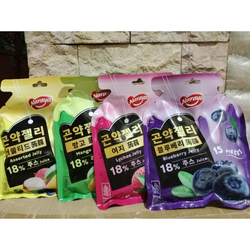 

Naraya Konnyaku jelly 300 gram (HALAL)15 pieces