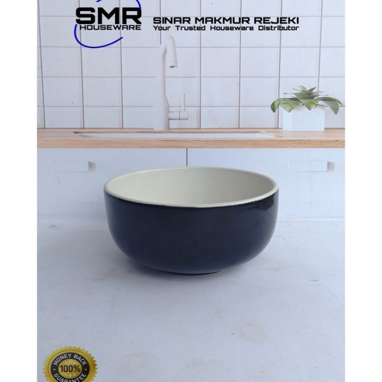 3 PCS  MANGKOK RAMEN KERAMIK HITAM JAPAN STYLE  MANGKOK KERAMIK DUA WARNA  MANGKOK RAMEN KERAMIK HIT