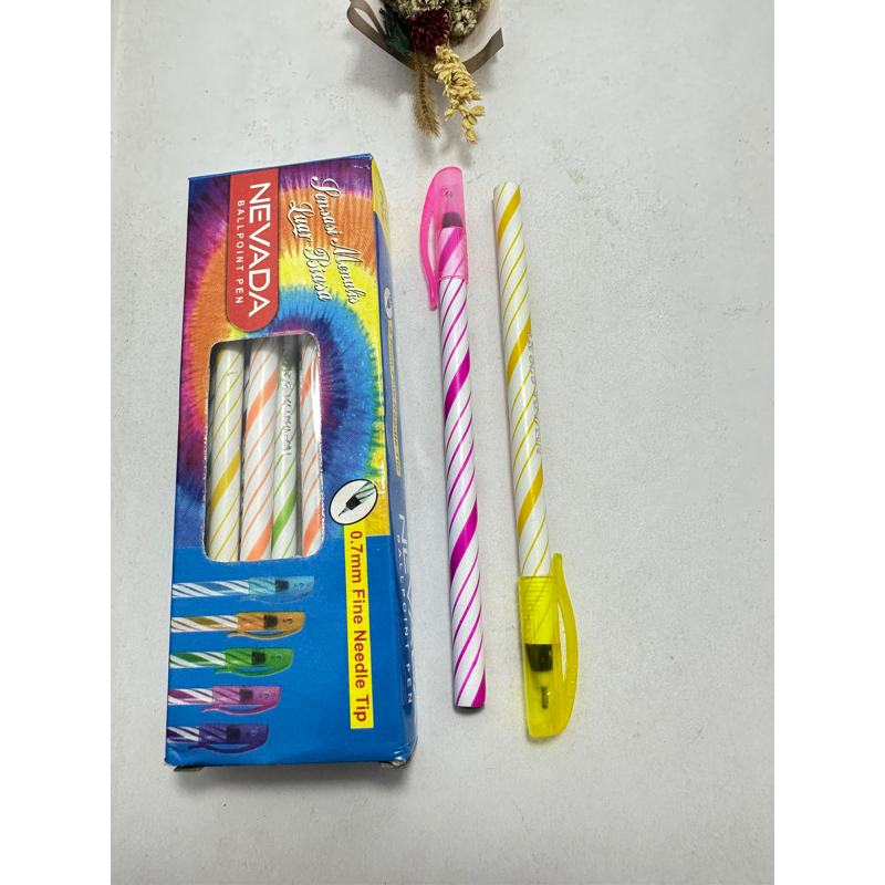 

Ballpoint / Puplen / Bolpen Murah Lilin Ulir Nevada (12pcs)