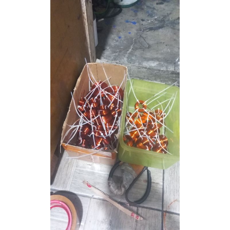 coil lilitan crossover pasif 0,18mh 0,8mm