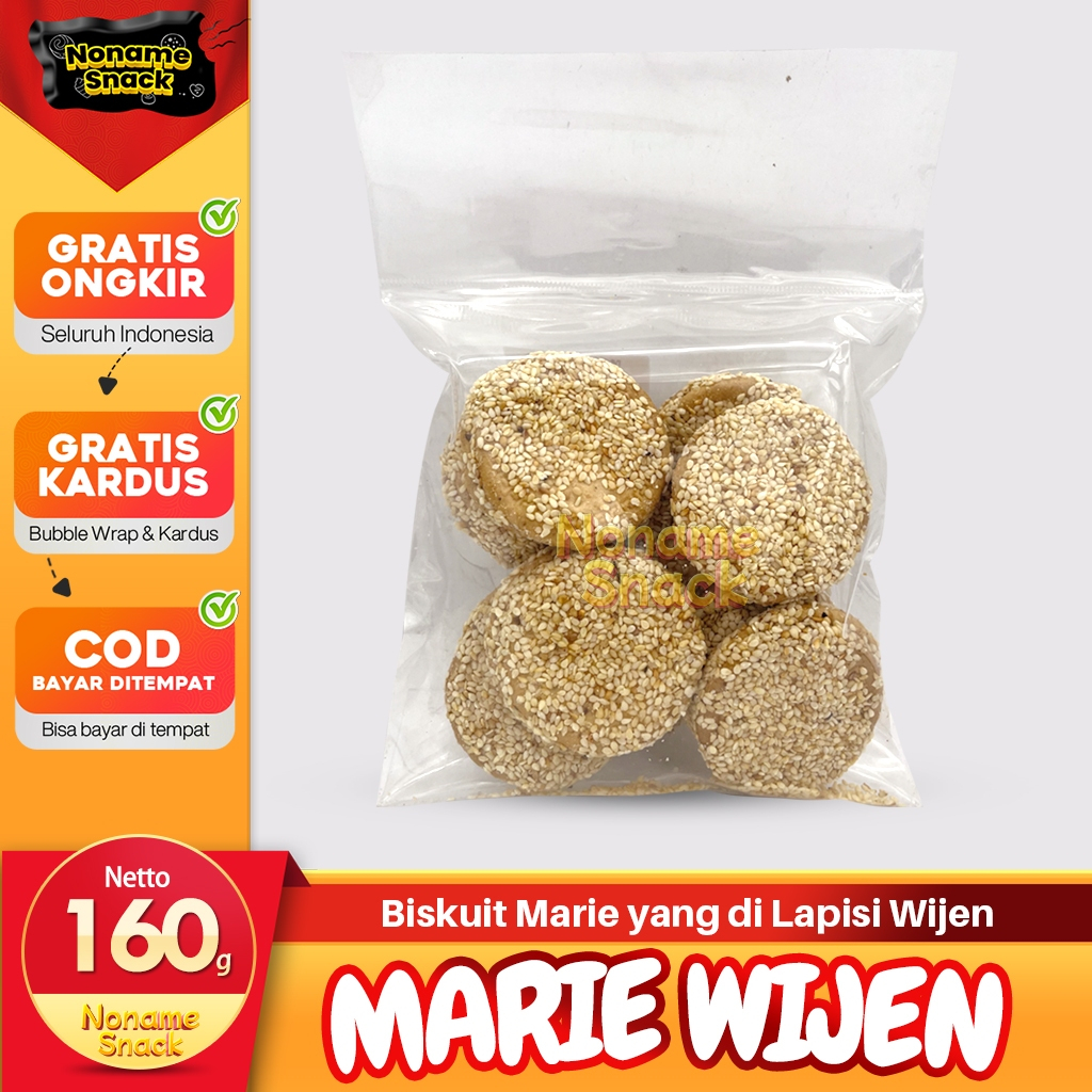 

NoName Snack - Kue Marie Wijen Cemilan Jadul Grosir 160Gr