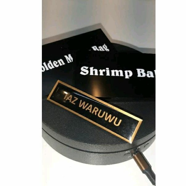 

Acrylic Custom name tag + Nama + Resin