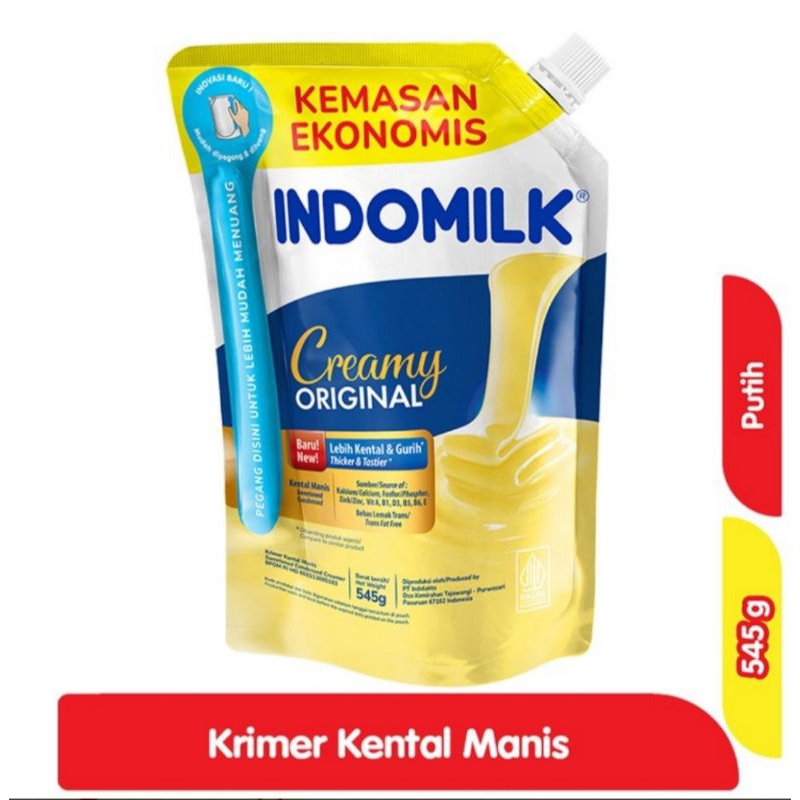 

INDOMILK Krimer Susu Kental Manis Putih 545 g