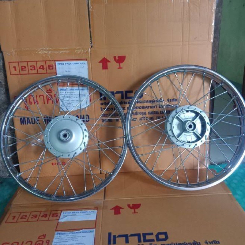 velg pelek roda depan suzuki smash 110 copotan motor
