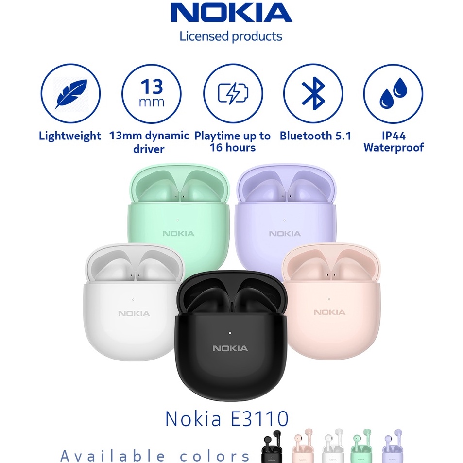 Nokia E311 True Wireless Earbuds Bluetooth Earphone TWS HD