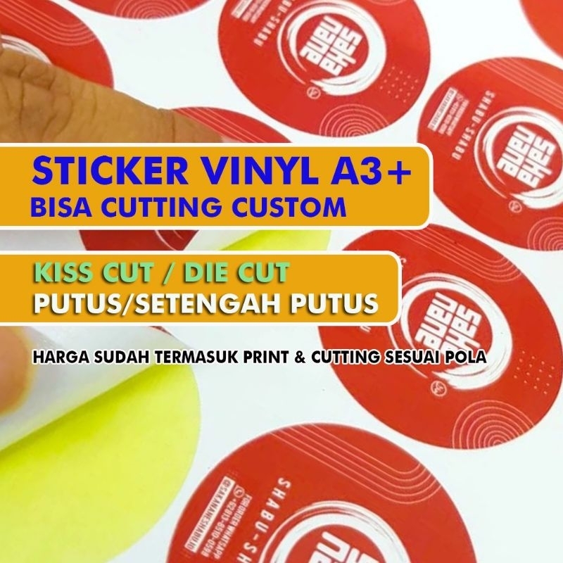 

Cetak Sticker Vinyl / Cetak Sticker Label Kemasan / Label Usaha Makanan / Label Usaha Makanan