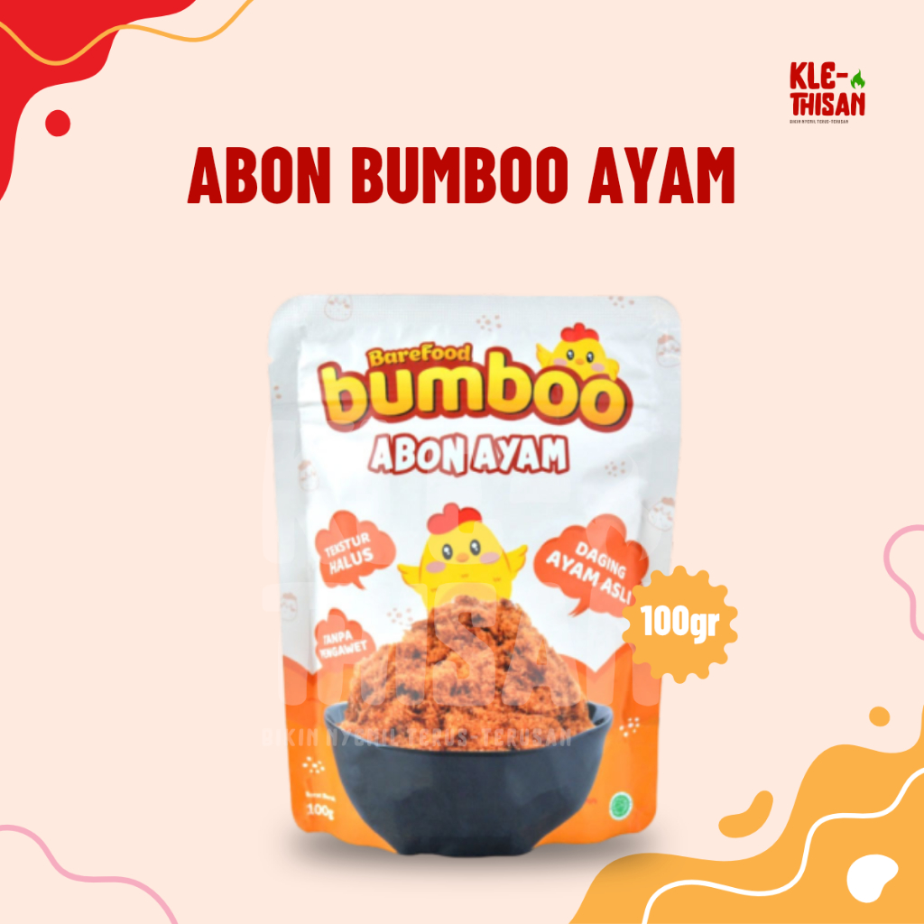 

Bumboo Abon Asli - Tekstur Lembut - MPASI Si Kecil - Barefood bumboo Abon MPASI MSG