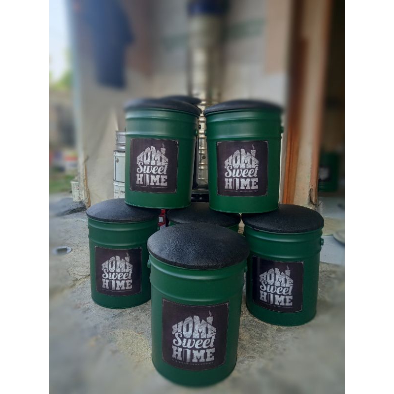 ✓MURAH✓ Kursi Tong Kaleng / Besi Kursi Teras Kursi Kursi Cafe