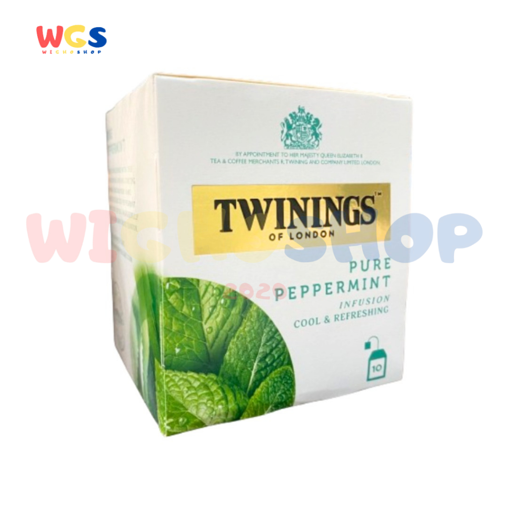 

Twinings of London Pure Peppermint Infusion Tea Bag 20g (10x2g)