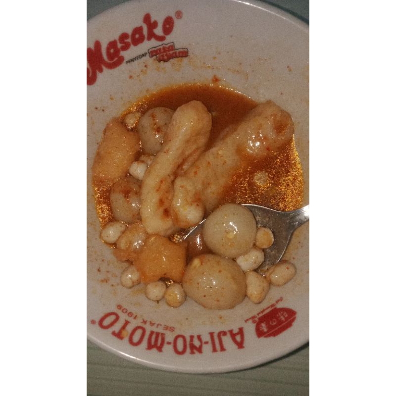

Baso aci bumbu cabai basah (sambel )