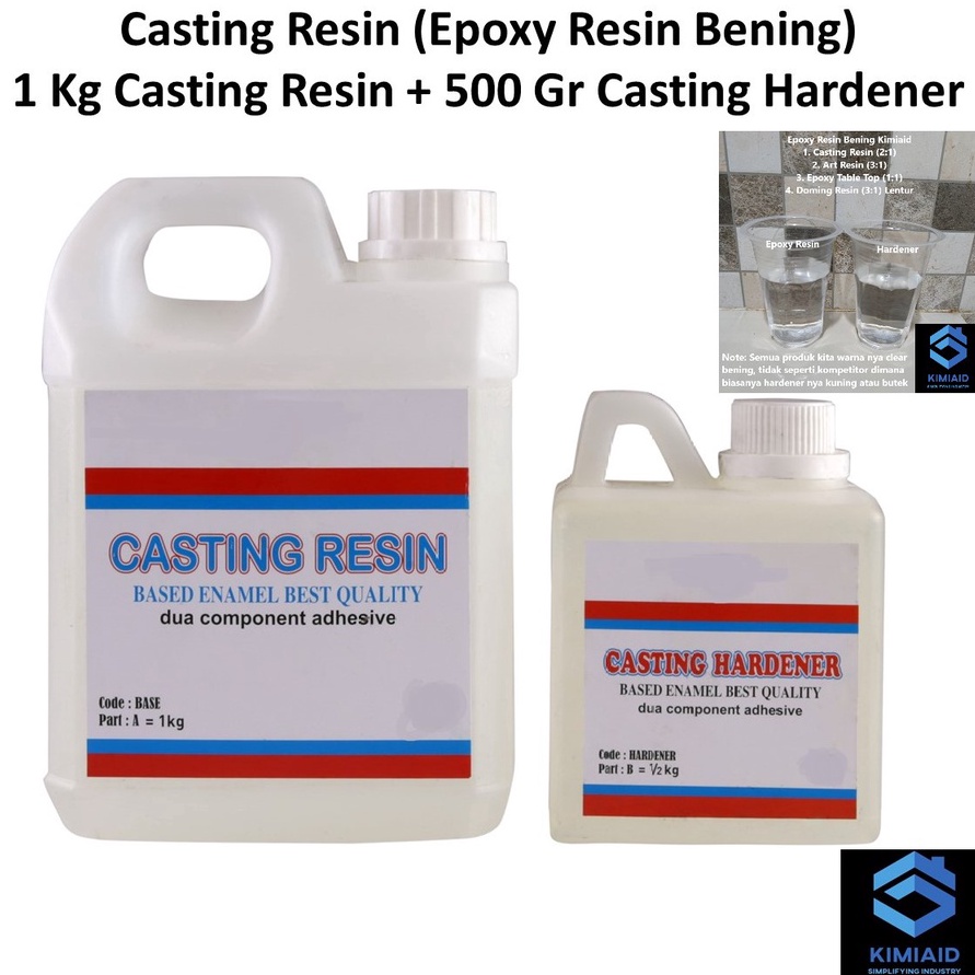 DISKON Epoxy Resin Bening 15 Kg  Epoxy Resin Bening 15 Kg  Casting Resin  Epoxy Resin Clear Bening