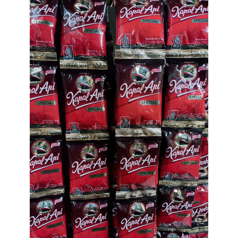 

KAPAL API SPECIAL KECIL 6G×10 KOPI BUBUK RENCENG