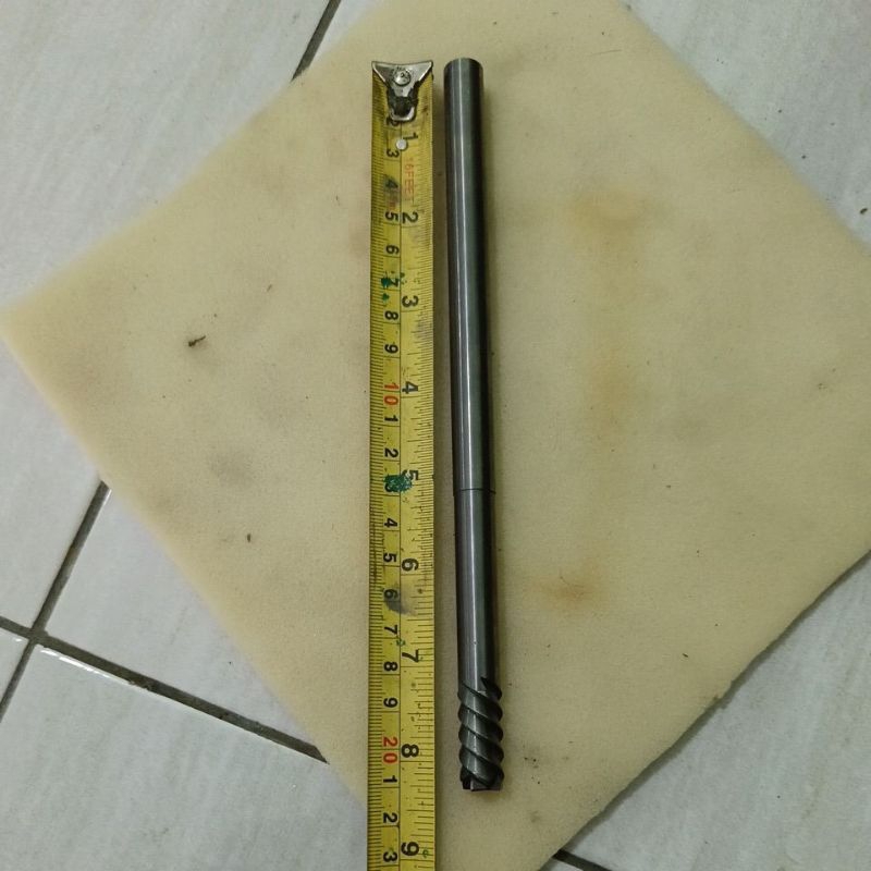 reamer carbide long 12mm x 210mm mata bor reamer carbide