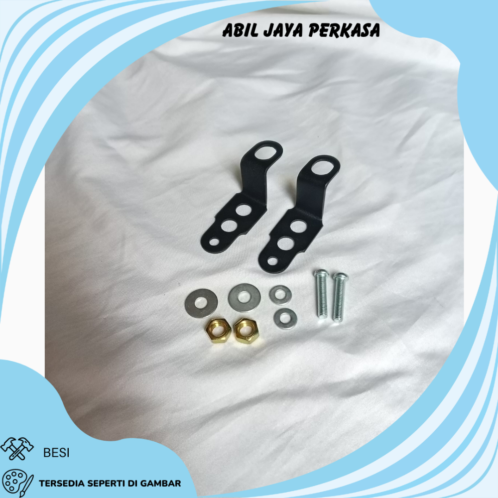 BRACKET DUDUKAN LAMPU TEMBAK KOLONG D2 VARIO 125 OLD BOHLAM