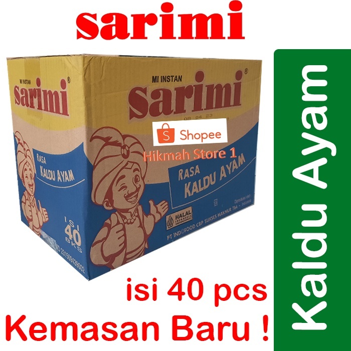 MIE SARIMI - Mie Sarimi Rasa Kaldu Ayam Harga 1 Dus isi 40pcs