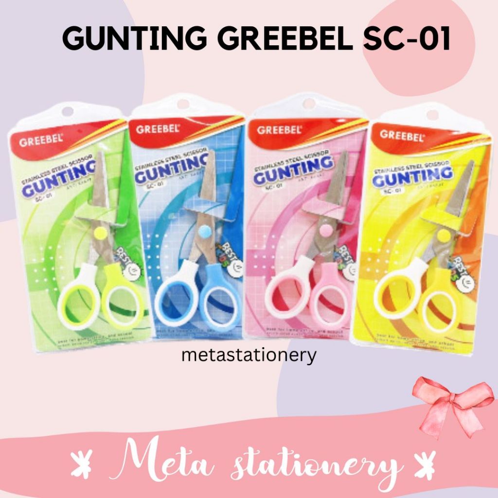 

Scissors / Stainless Steel Scissors / Gunting Anak Greebel SC-01