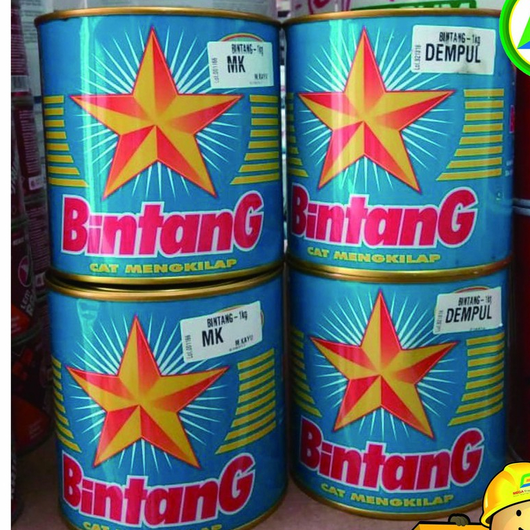 Bintang Cat Dasar Paragon 1 Kg - Dempul Plamir- dempul kayu murah